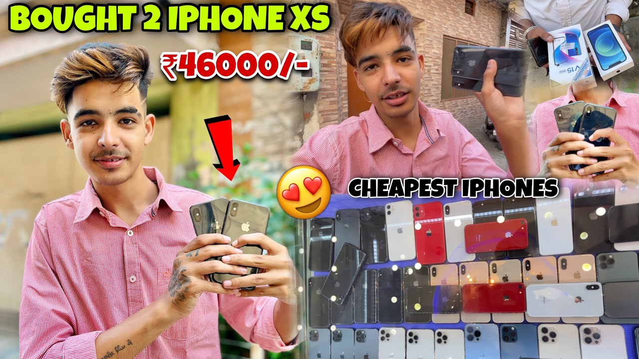 Bought New Iphones XS😱* Iphone 13 Sale Krta😢? * CHEAPEST IPHONES SHOP
