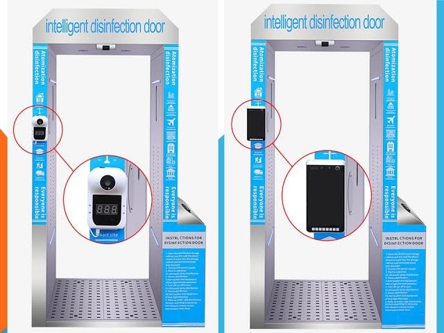 INTELLIGENT DISINFECTION DOOR TUNNEL (Face recognition, Temperature Measurement) class=