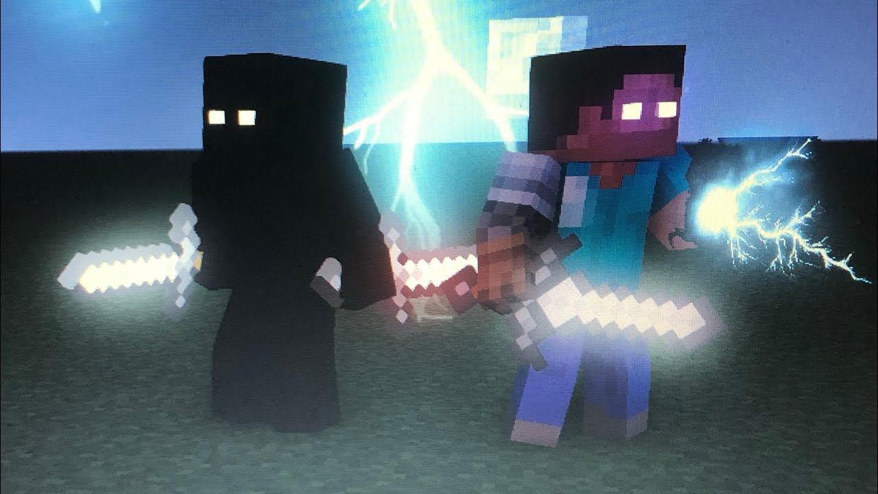 Herobrine vs Null Goodbye Minecraft Animation music Video - YouTube