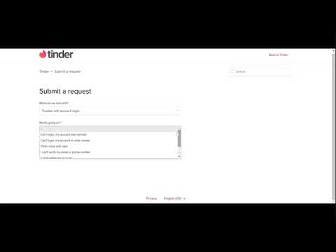 Can't login to my Tinder account | How to report a problem on Tinder?