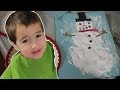 How To Make Puffy Paint Snowman [Crafts for Kids #6]