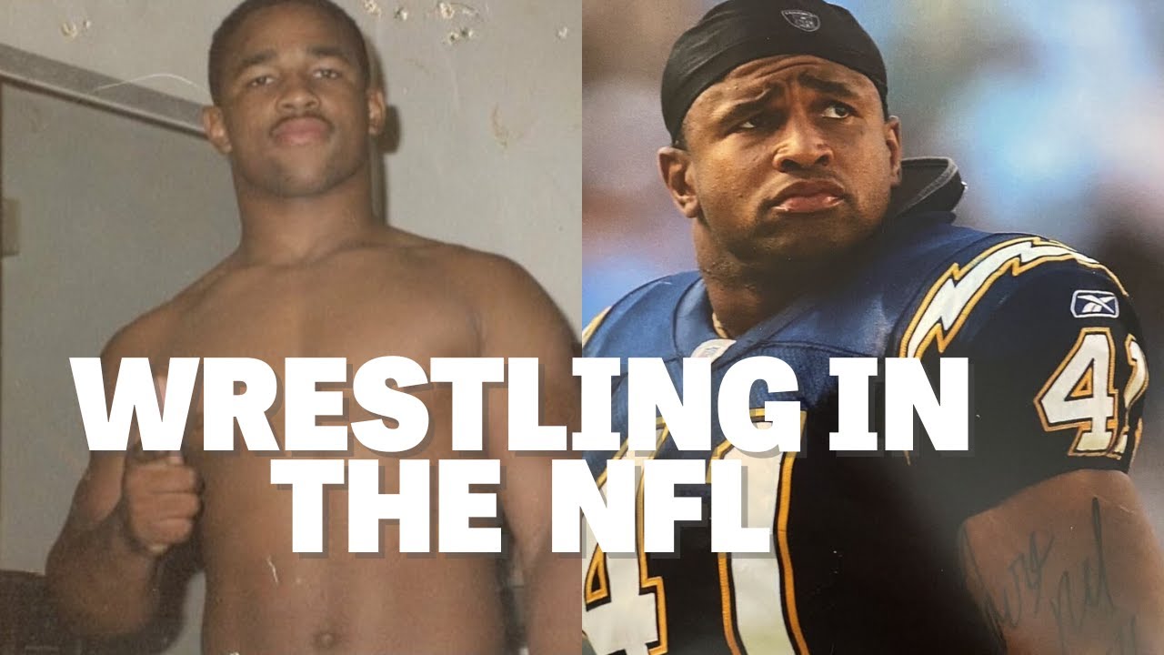 T.J. Houshmandzadeh and Lorenzo Neal challenging NFL players to wrestling matches.