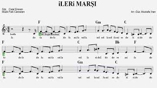 İleri̇ Marşi--F--Guitar,Keyboard,Flute,Accordeon,Violin,Melodica,Recorder.
