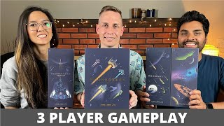 Moonrakers: Titan  Binding Ties & Overload Expansion  3 Player Playthrough