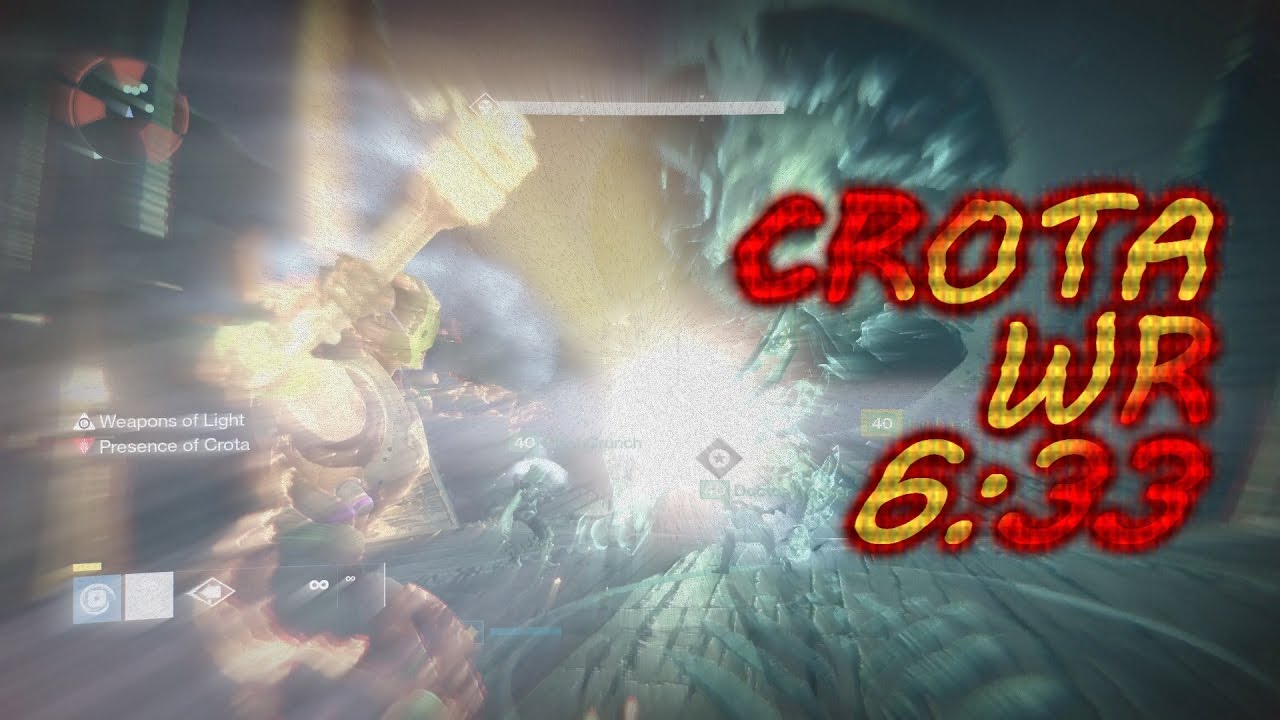 Crota Speedrun WR! (