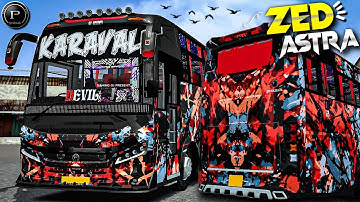 Bussid New Zed Astra ( KARAVALI | DEVIL ) Bus Mod For Bus Simulator Indonesia