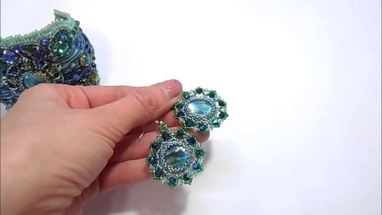 Браслет с лентой Shibori (Шибори)+ серьги. Сделано на заказ. - YouTube