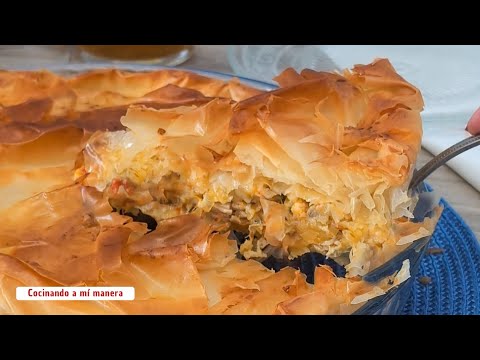 Pastel de pollo crujiente al estilo griego: te presento la kotopita