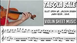 Tabola Bale - Silet Open Up || Violin Sheet Music