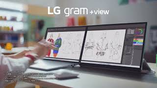 新品 LG gram +view 16MR70 16インチ モバイルモニター