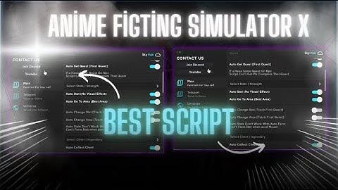[ UPDATE 4 🦸‍♂️] Anime Fighting Simulator X NEW Script / Hack (AUTOTRAIN,AUTOFARM,TELEPORT) PASTEBIN