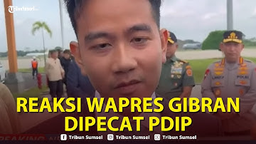 🔴Reaksi SANTAI Wapres Gibran Tanggapi Dipecat PDIP: Lebih Fokus Bantu Presiden Prabowo