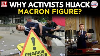 Emmanuel Macron Wax Stolen By Activists, Found Outside Russian Embassy In Bold Protest | Top News