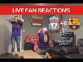 Liverpool 4-0 Barcelona , Champions League Semi Final 2nd Leg, LIVE Fan Reactions!