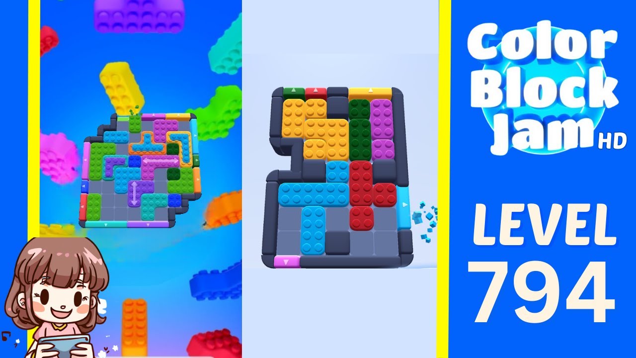 しゃむ Color Block Jam Level 794 Solution Walkthrough - YouTube