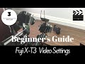 Basic Guide for the Fuji X-T3 Start Recording Video