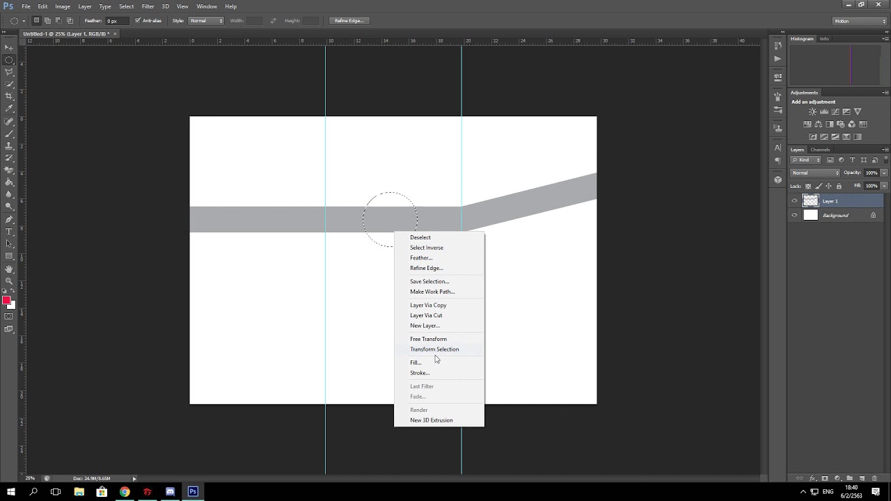 กราฟิกมือใหม่วัยใส EP.5 สอนทำแผ่นพับใน Photoshop แบบง่ายๆทำตามได้แน่นอน