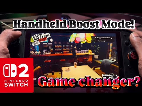 Is Handheld Mode Boost on the Switch 2 any good? Switch 2 Vs Switch 1 ...