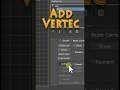 how to add vertex in 3ds max - basic tutorial