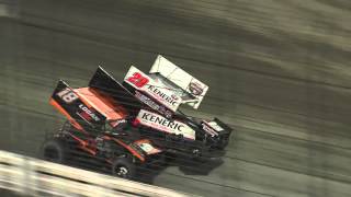 Knoxville Raceway Madsen Brothers the finish