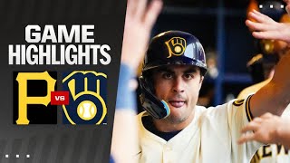 Pirates vs. Brewers Game Highlights (5\/15\/24) | MLB Highlights