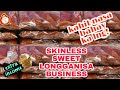 How to make skinless sweet longganisa || homemade longganisa || Kanamit Gid