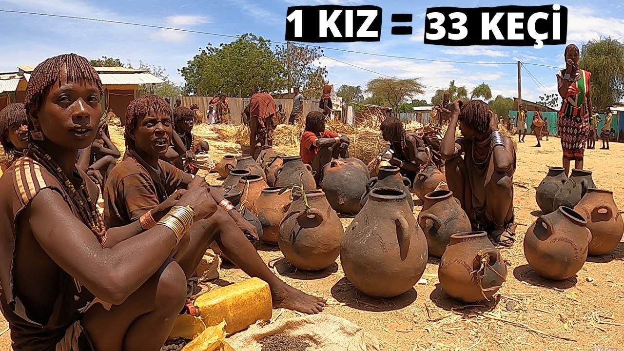 Hamer Kabilesi Değiş Tokuş Pazarı ~ Turmi Etiyopya 🇪🇹