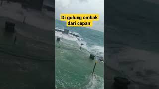  NGERIII TONGKANG CPO DI GULUNG OMBAK #shorts #videos