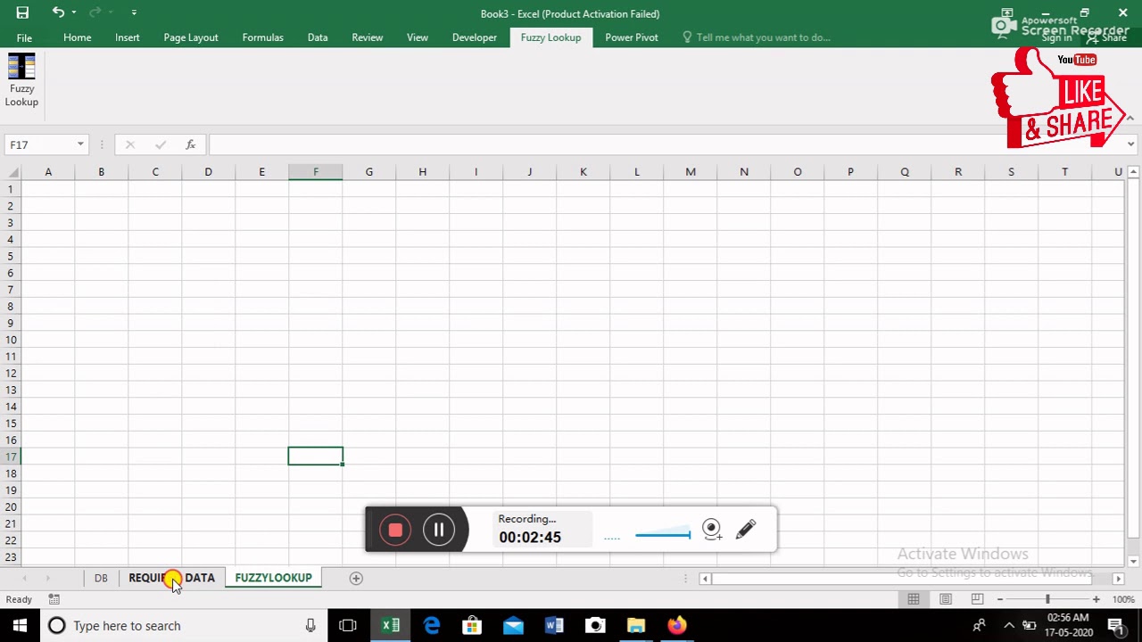 #ADVANCE EXCEL || FUZZY LOOKUP ADDIN || IN HINDI - YouTube