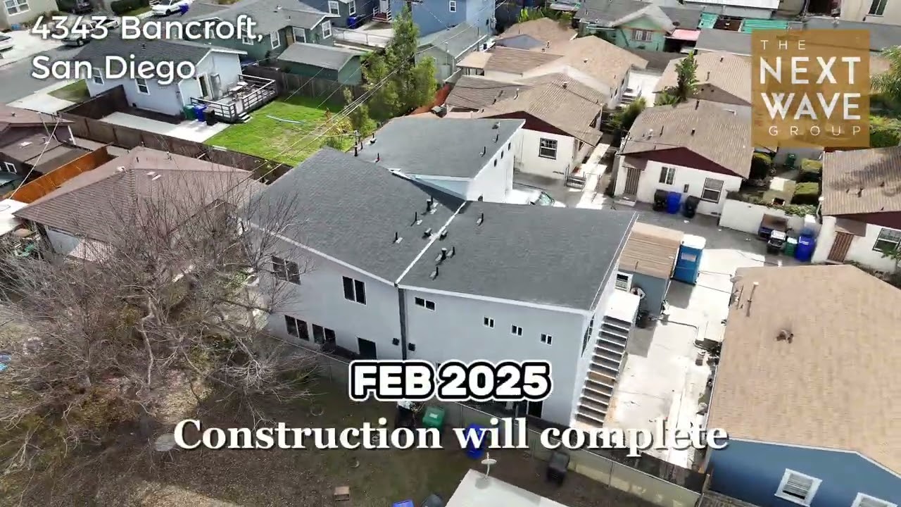 Construction Progress at 4343 Bancroft st. - Feb 2024