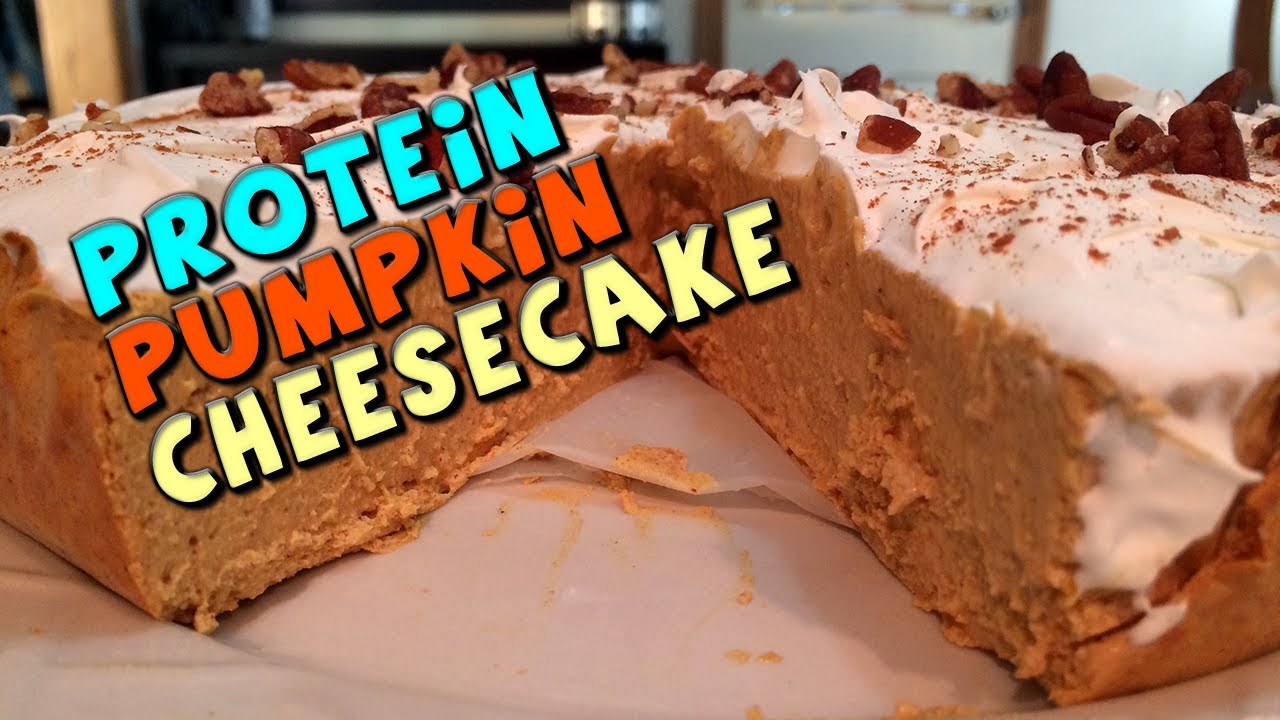 Protein Pumpkin Cheesecake Low Carb Dessert YouTube