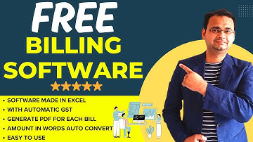 FREE Billing Software with Automatic GST & Generate PDF (made in Excel)