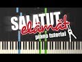 Capture de la vidéo Salkkareiden Alkutunnari | Piano Tutorial