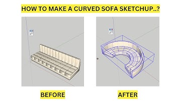 How to make a curved sofa.? |  How to use truebend extension.?