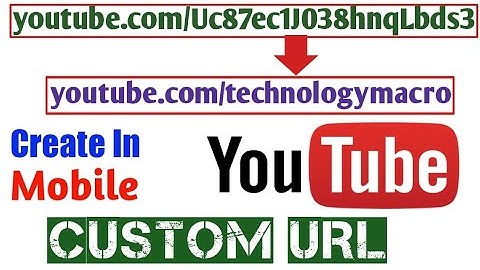 How To Create Custom URL For YouTube Channel In Mobile | Create YouTube Channel Custom URL In Mobile