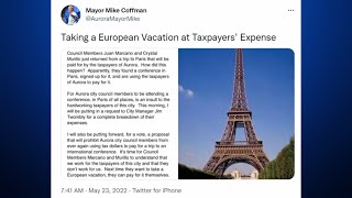 ‘Insult To Hardworking Taxpayers’: Aurora Mayor Mike Coffman Criticizes City Council Members’ Trip T