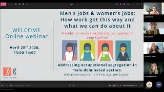Close the Gap webinar-Addressing occupational segregation in male-dominated sectors