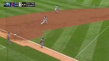 NYM@CHC: Cubs turn around-the-horn double play