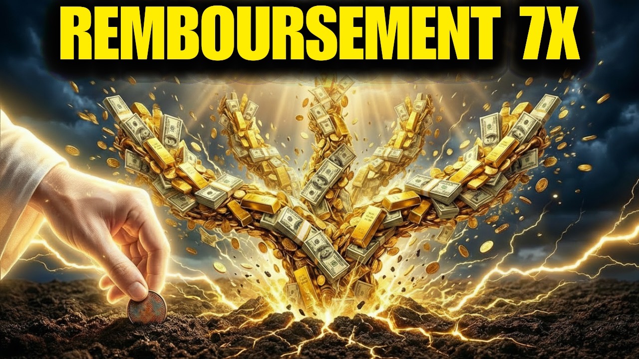 Dieu dit : Je rends ta rétribution sept fois aujourd’hui ! (L’attente est finie) ⚖️💰