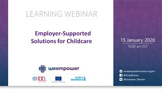 Webinar: Employer Supported Solutions for Childcare