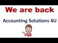 We are back accounting solutions 4u