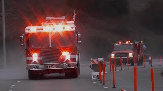 *Rare!* OCFA Truck 56 & Swift Water 56 Responding