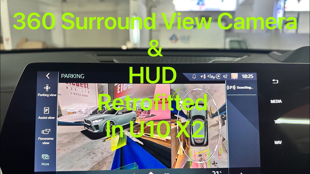 Phone Camera Hud 360 Surround View Camera & HUD Retrofitted In U10 X2 - YouTube
