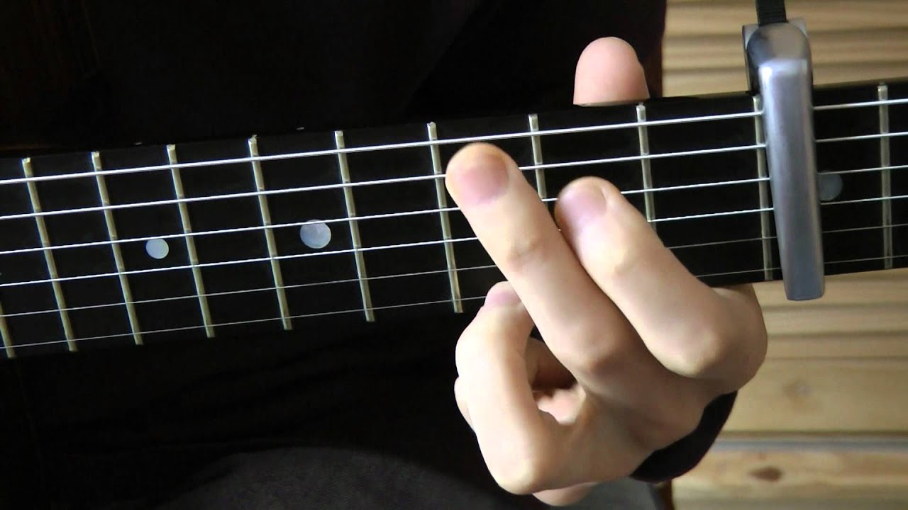 Cours de guitare Christophe Aline (1/3) Empreintes des 4 accords YouTube