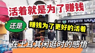 活着就是为了赚钱，还是赚钱为了更好的活着，土耳其闲逛时的感悟