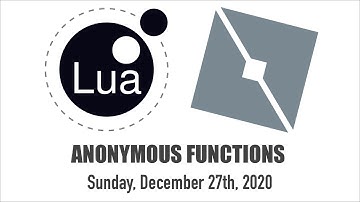 Roblox Coding: Anonymous Functions