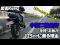 【モトブログ】中型二輪免許を持つ私が125ccに乗るただ一つの理由【Kawasaki Z125PRO】