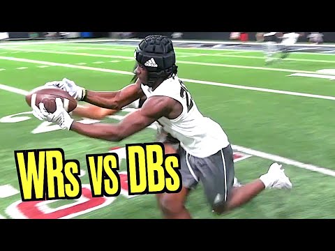 WRs vs DBs | ONE on ONEs 🔥🔥 All-American Bowl National Combine 2024 |#UTR Highlight Mix
