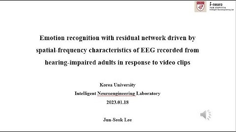 [저널 미팅] Emotion recognition with residual network driven by spatial-frequency characteristics of EEG