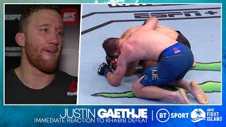 'You made your dad proud' Justin Gaethje reveals what he said to Khabib while crying on the floor ♥